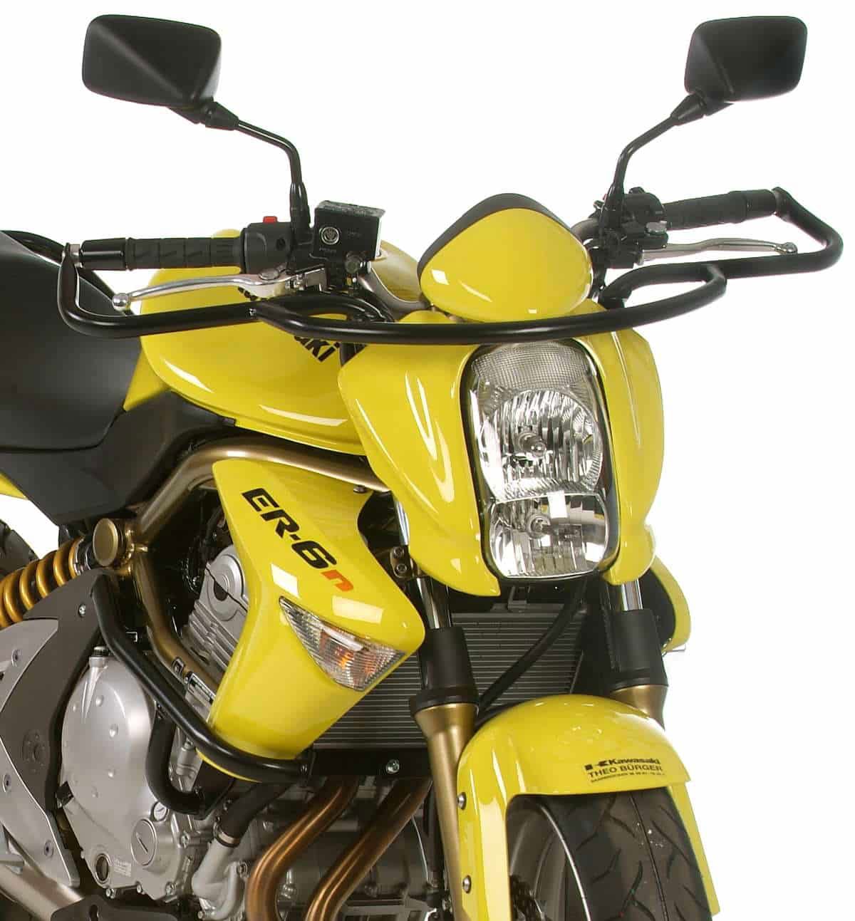 Hepco&Becker Frontsturzbügel schwarz für Kawasaki ER bis 206N von 2006 bis 2008