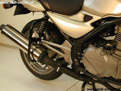 Hepco&Becker Heckschutzbügel schwarz für Kawasaki ER bis 205 von 2001 bis 2006