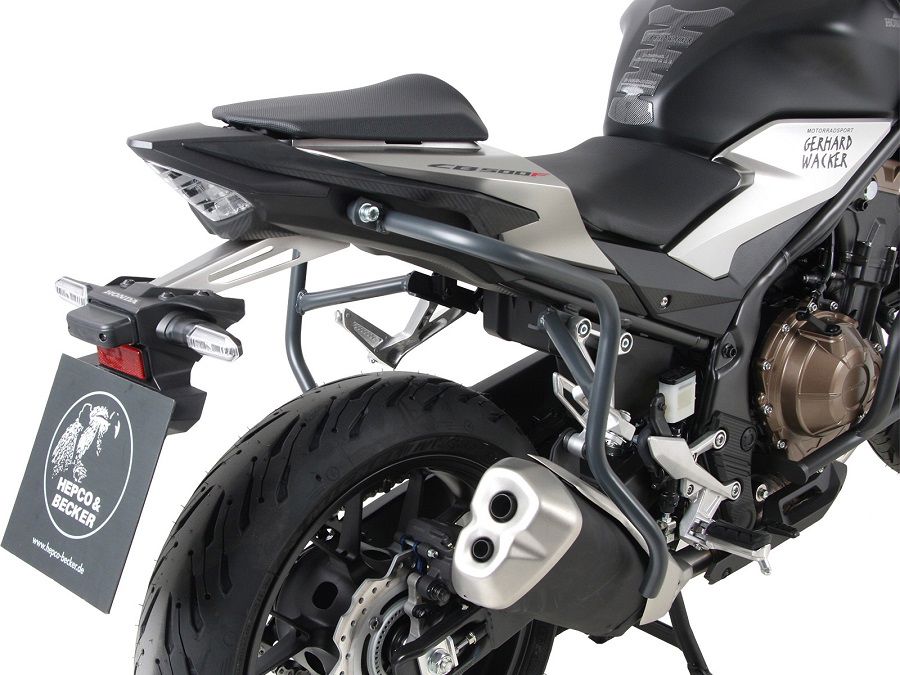 Hepco&Becker Heckschutzbügel Anthrazit für Honda CB500F von 2019 bis 2023