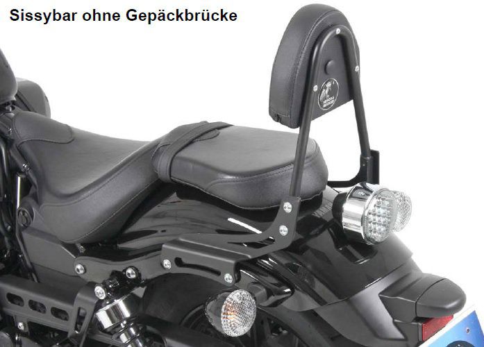 Hepco&Becker Sissybar ohne Gepäckträger schwarz für Yamaha XV950/R ab 2013