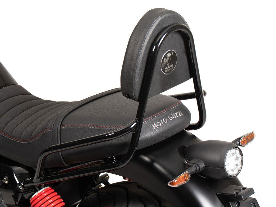 Hepco&Becker Sissybar ohne Gepäckträger schwarz für Moto Guzzi V7 Special / Stone / Stone Centenario ab 2021