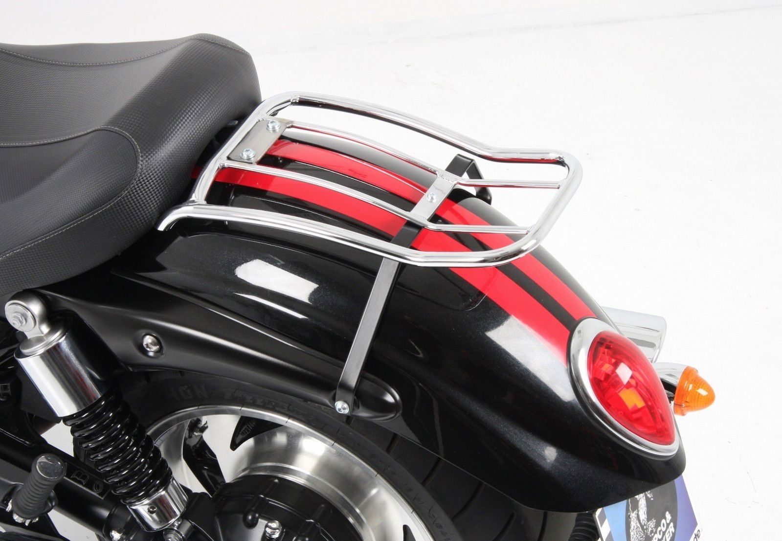 Hepco&Becker Solorack ohne Rückenlehne chrom Triumph Rocket III Classic ab 2006 und Roadster ab 2011