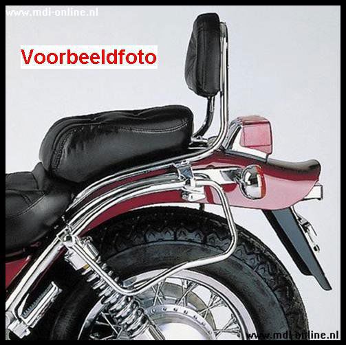 Hepco&Becker Sissybar ohne Gepäckträger chrom für Hyosung GV650 von 2006 bis 2011