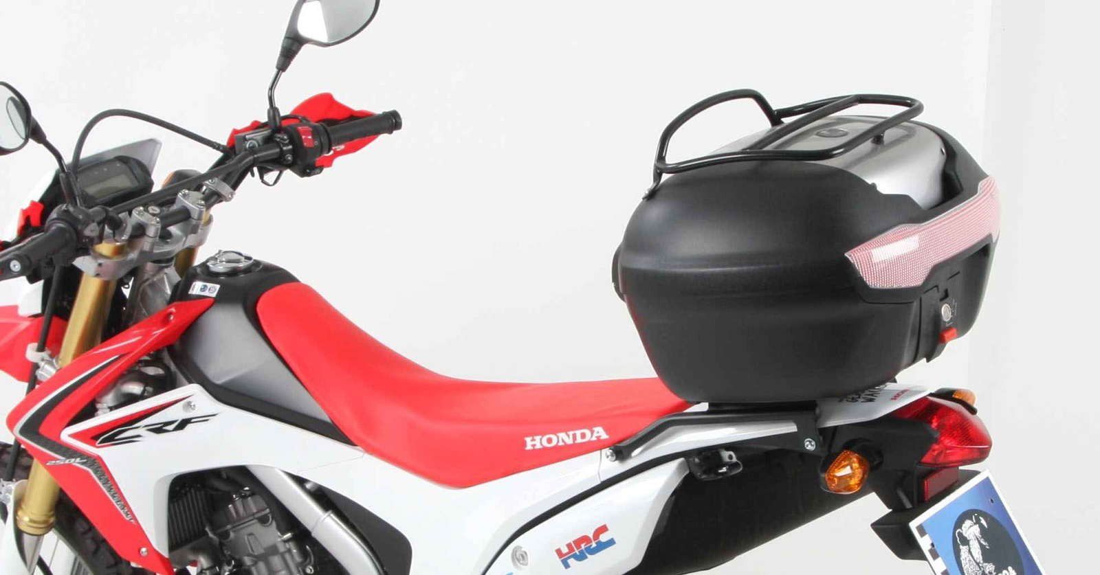 Hepco&Becker Topgepäckträger Minirack schwarz für Honda CRF250L ab 2013 inkl. TC40 Journey
