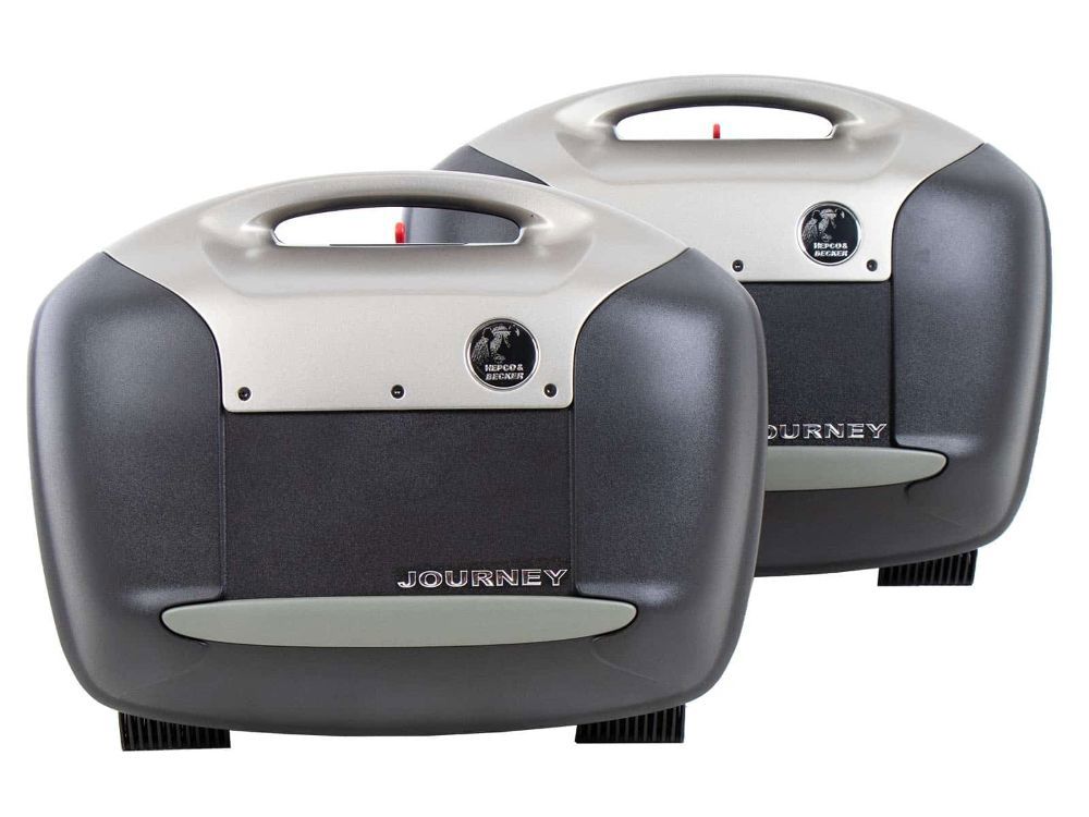 Hepco&Becker Journey 40L silbernes Kofferset
