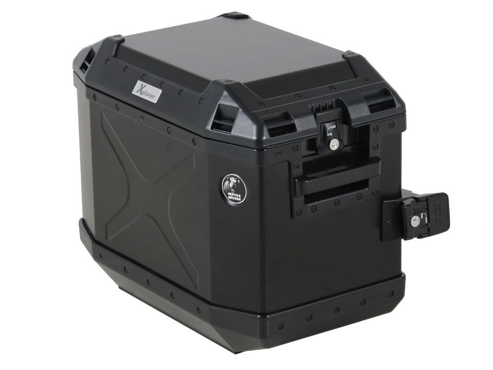 Hepco&Becker Xplorer Seitenkoffer links schwarz 42 Liter