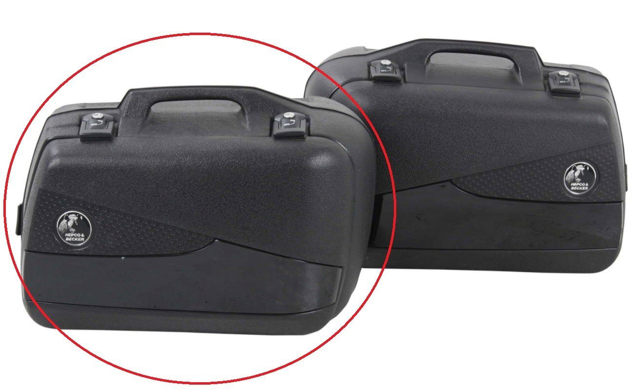 Hepco&Becker Junior Flash 30L schwarzer, loser rechter Koffer