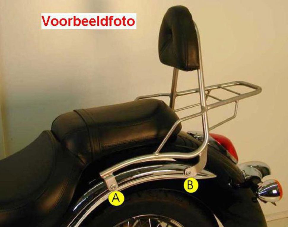 Hepco&Becker Sissybar mit Gepäckträger chrom für Honda CMX250 REBEL
