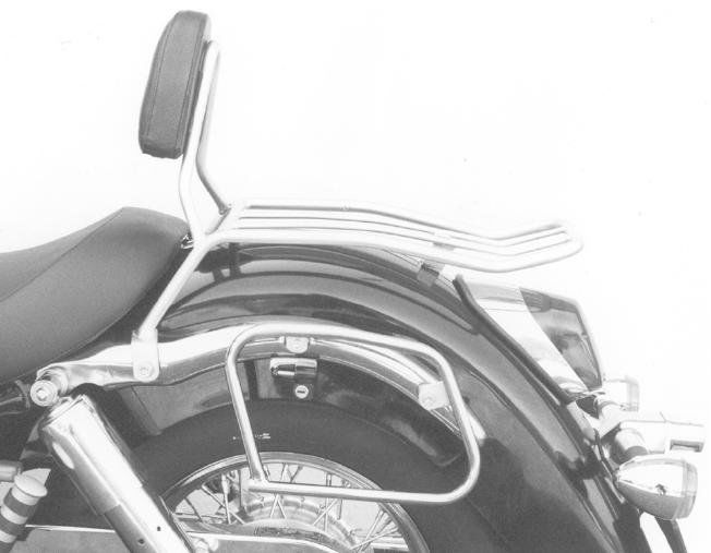 Hepco&Becker Solorack mit Rückenlehne chrom für Honda VT750C2