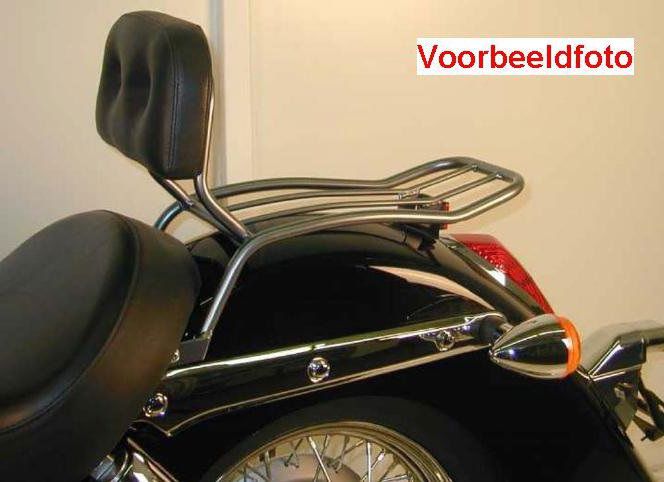 Hepco&Becker Solorack mit Rückenlehne chrom für Honda VT1100C3