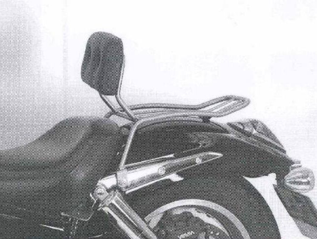 Hepco&Becker Solorack mit Rückenlehne chrom für Honda VTX1800