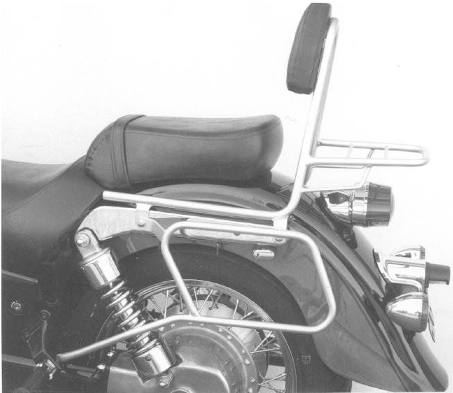 Hepco&Becker Sissybar mit Gepäckträger chrom für Kawasaki VN1500 CLASSIC ab 1998