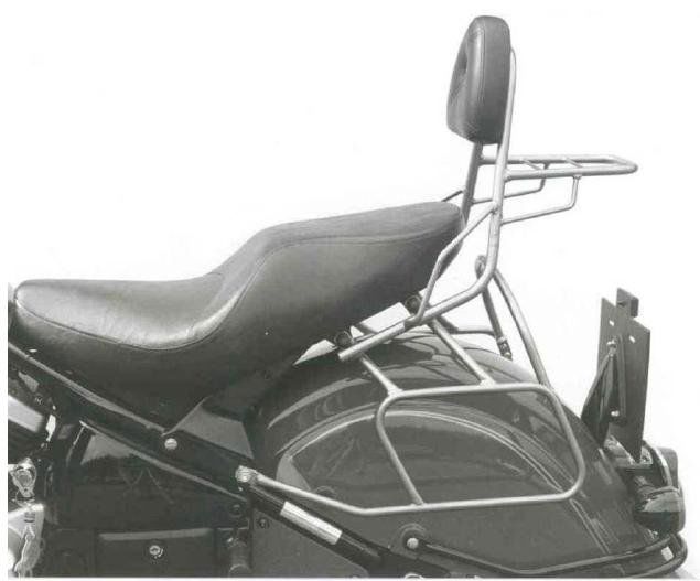 Hepco&Becker Sissybar mit Gepäckträger schwarz für Kawasaki VN1500 DRIFTER