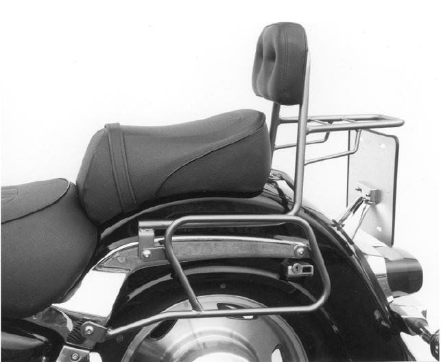 Hepco&Becker Sissybar mit Gepäckträger chrom für Suzuki C1500/ VL1500LC Intruder