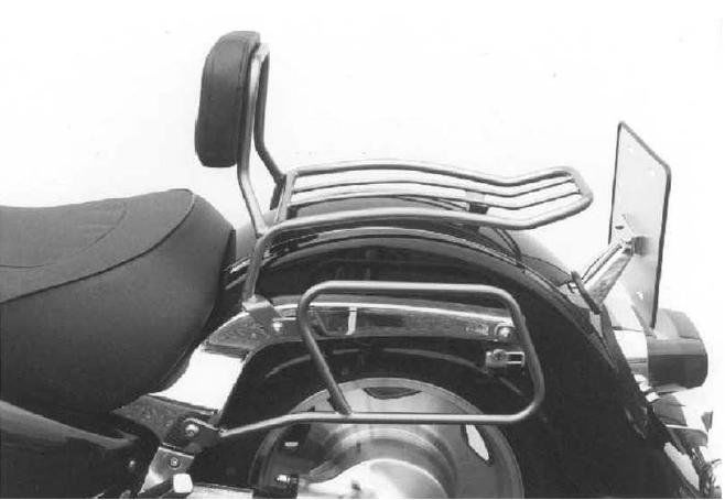 Hepco&Becker Solorack mit Rückenlehne chrom für Suzuki C1500/ VL1500LC INTRUDER