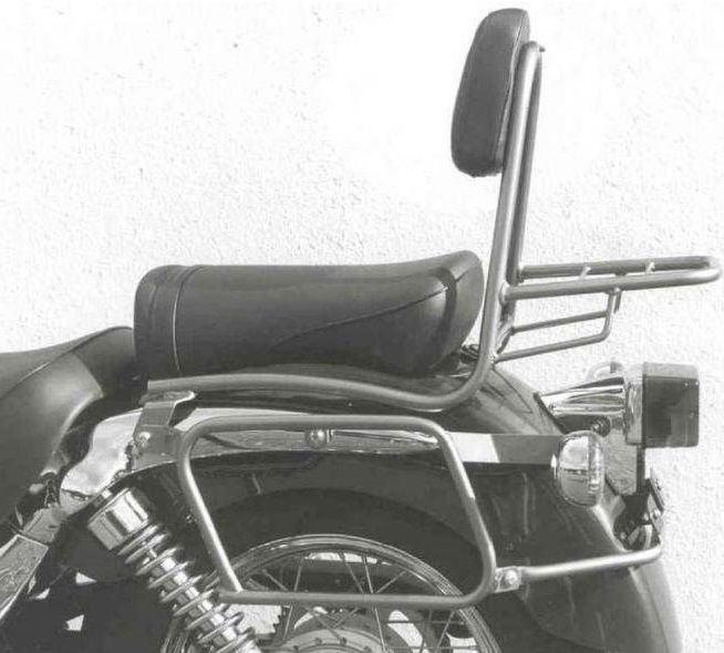 Hepco&Becker Sissybar mit Gepäckträger chrom für Suzuki VL125LC/ VL250LC INTRUDER