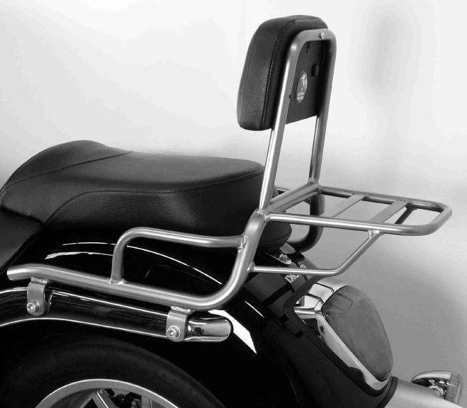 Hepco&Becker Sissybar mit Gepäckträger chrom für Suzuki C1800 Intruder