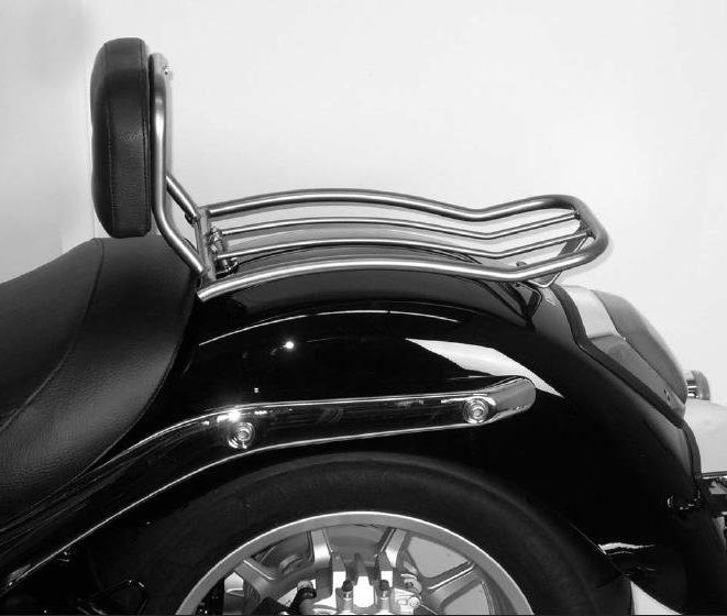Hepco&Becker Solorack mit Rückenlehne chrom für Suzuki C1800 Intruder