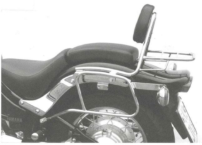 Hepco&Becker Sissybar mit Gepäckträger chrom für Yamaha XVS650