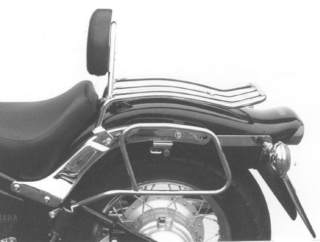 Hepco&Becker Solorack mit Rückenlehne chrom für Yamaha XVS650
