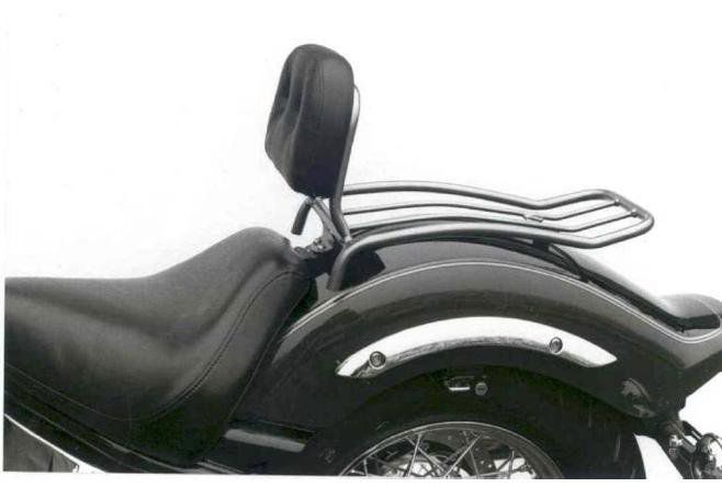 Hepco&Becker Solorack mit Rückenlehne chrom für Yamaha XVS1100