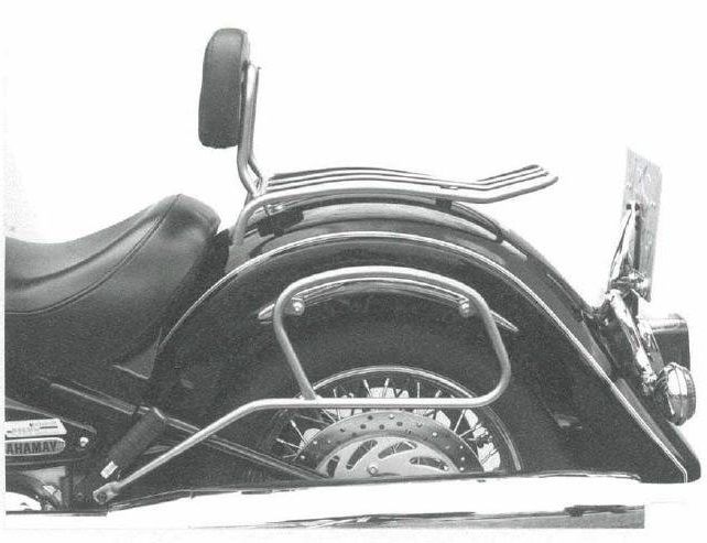 Hepco&Becker Solorack mit Rückenlehne chrom für Yamaha XV1600 Wild Star