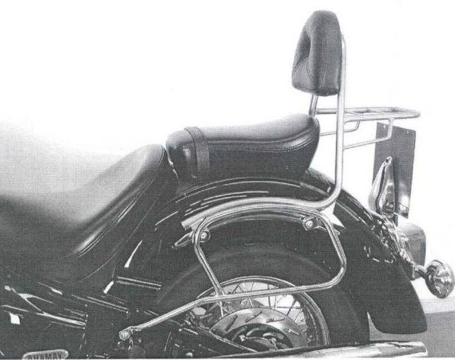 Hepco&Becker Sissybar mit Gepäckträger chrom für Yamaha XVS1100C