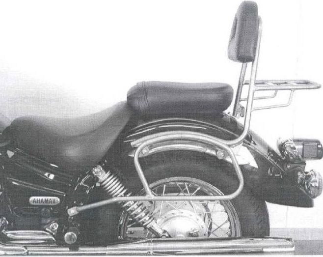 Hepco&Becker Sissybar mit Gepäckträger chrom für Yamaha XVS125/ XVS250