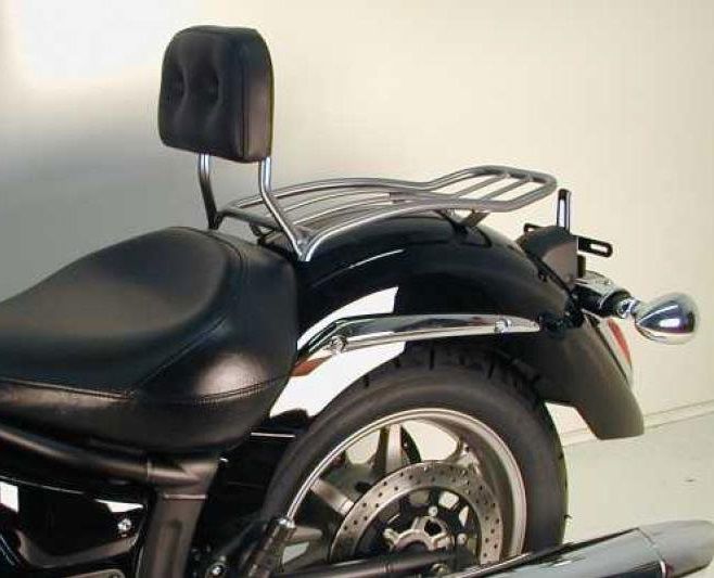 Hepco&Becker Solorack mit Rückenlehne chrom für Yamaha XVS1300 Midnight Star