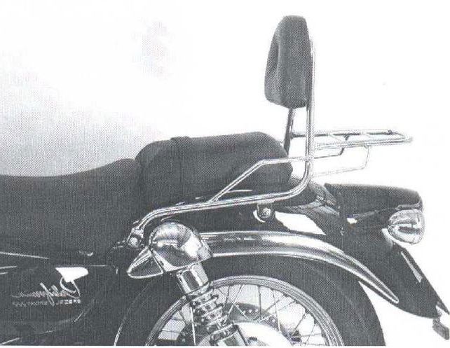 Hepco&Becker Sissybar mit Gepäckträger chrom für Moto Guzzi CALIFORNIA SPECIAL