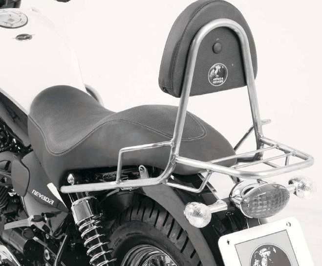 Hepco&Becker Sissybar mit Gepäckträger chrom für Moto Guzzi NEVADA 750 Anniversario ab 2010