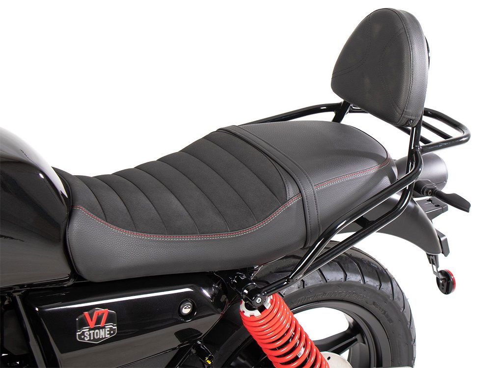 Hepco&Becker Sissybar mit Gepäckträger schwarz für Moto Guzzi V7 Stone Special Edition ab 2022