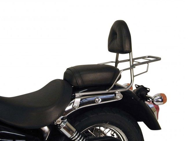Hepco&Becker Sissybar mit Gepäckträger chrom für Triumph BONNEVILLE AMERICA von 2001 bis 2010 und Speedmaster von 2003 bis 2005