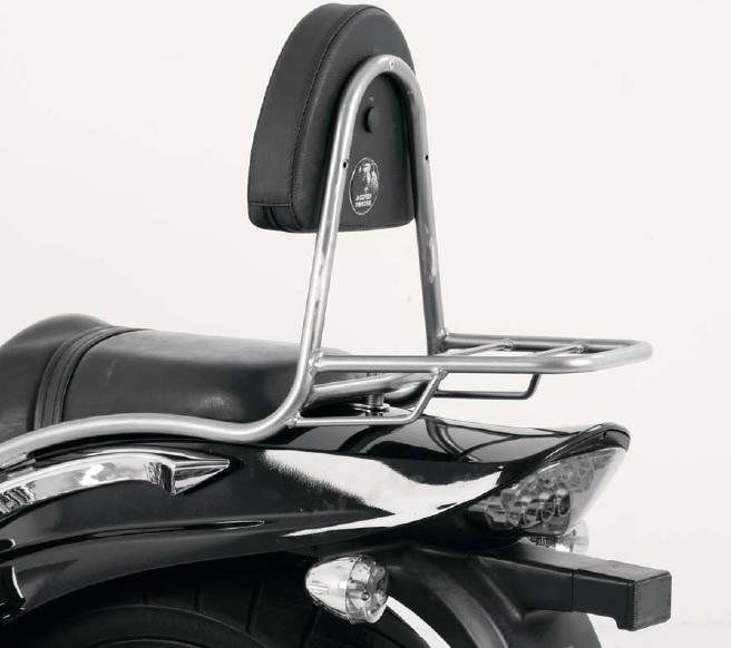 Hepco&Becker Sissybar mit Gepäckträger chrom für Hyosung GV650