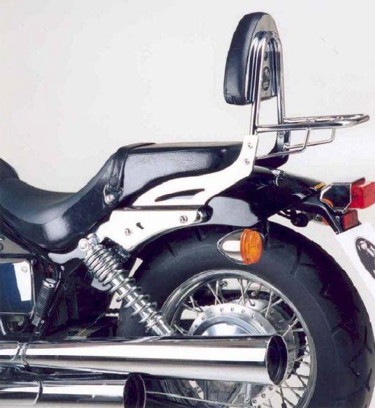 Hepco&Becker Sissybar mit Gepäckträger chrom für Honda VT750D2 Black Widow