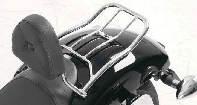 Hepco&Becker Solorack mit Rückenlehne chrom für Honda VT1300CX ABS ab 2010