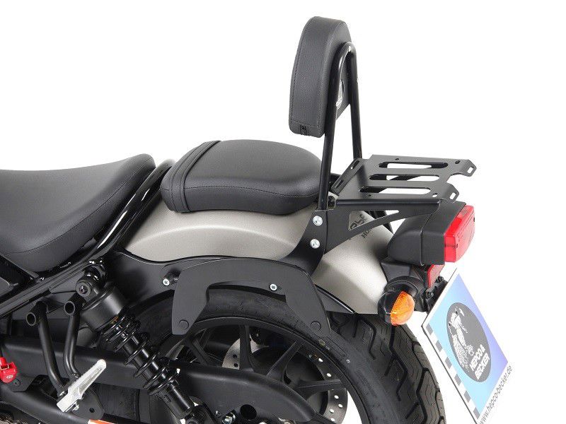 Hepco&Becker Sissybar mit Gepäckträger schwarz für Honda CMX500 ab 2017