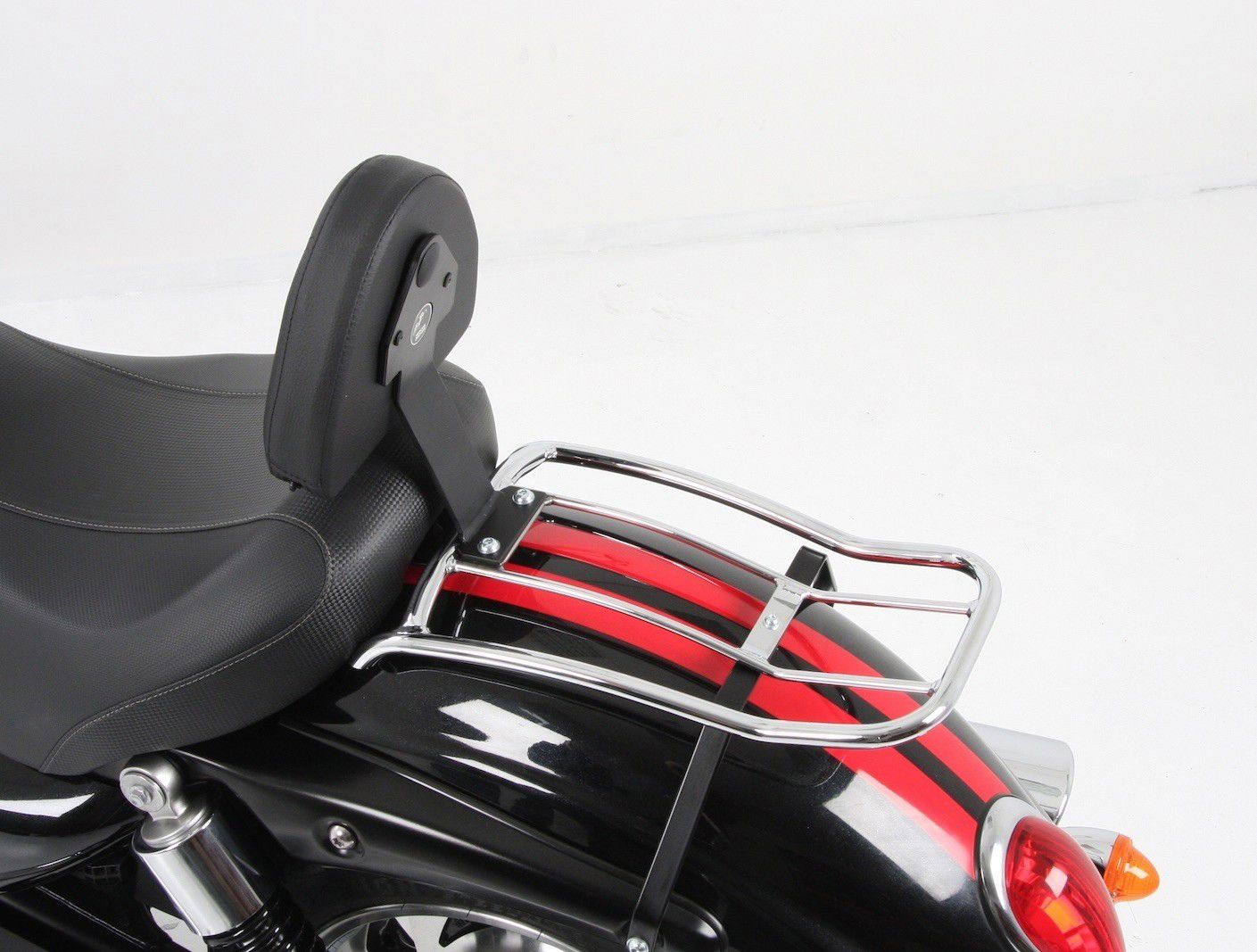 Hepco&Becker Solorack mit Rückenlehne chrom für Triumph ROCKET III Classic ab 2006 und ROCKET III Roadster ab 2011