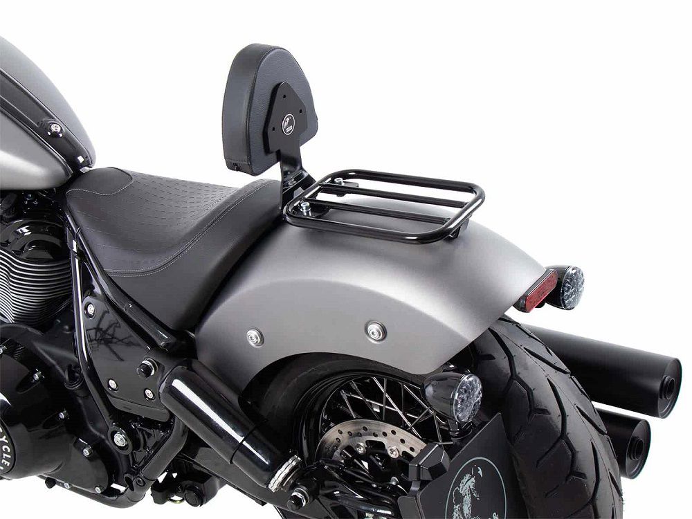 Hepco&Becker Solorack mit Rückenlehne schwarz für diverse Indian Chief Modelle ab 2022