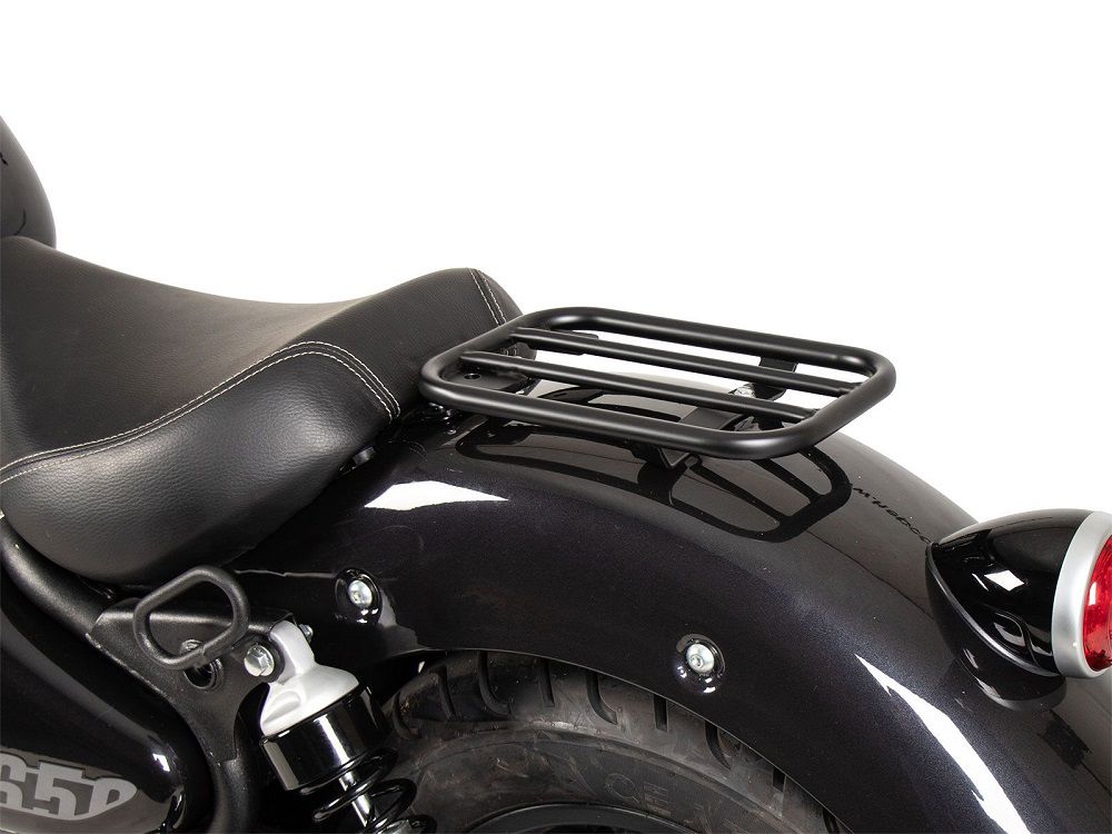 Hepco&Becker Solorack ohne Rückenlehne schwarz für Royal Enfield Super Meteor 650 ab 2023