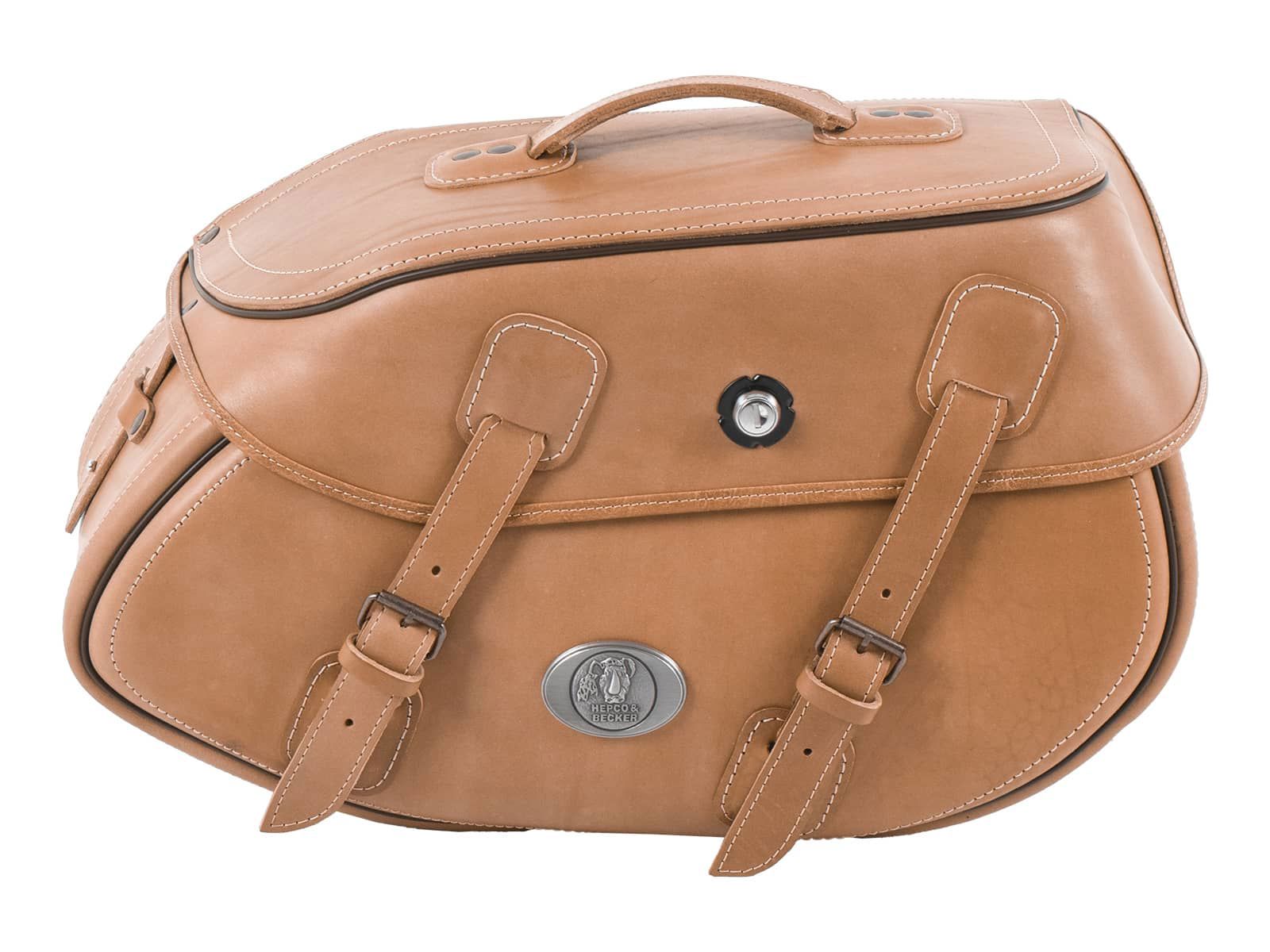 Hepco&Becker Rechts Braune Buffalo C-Bow Tasche - 21 Liter