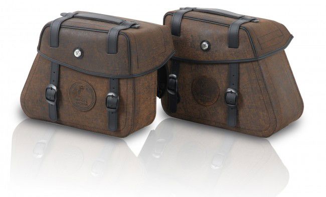 Hepco&Becker Rugged Cutout braunes Taschenset - 19 Liter