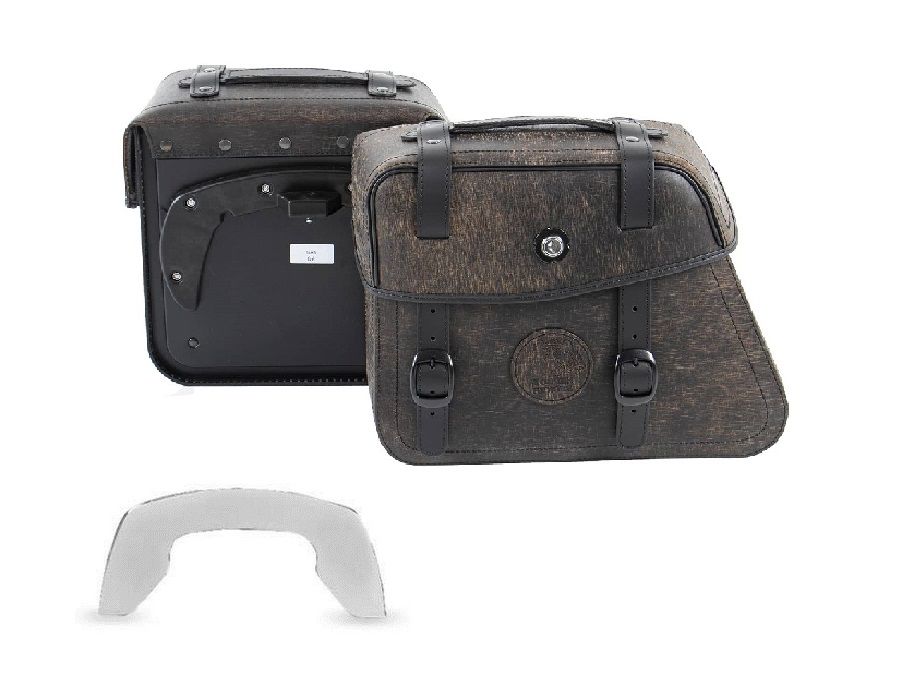 Hepco&Becker Rugged braunes C-Bow Taschenset - 19 Liter