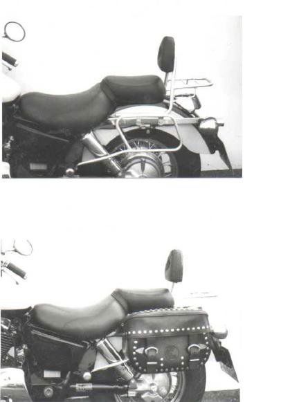 Hepco&Becker Taschenträger Standard chrom für Honda VT1100C2