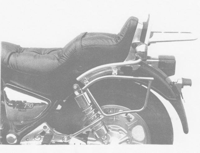 Hepco&Becker Taschenträger Standard chrom für Kawasaki VN750