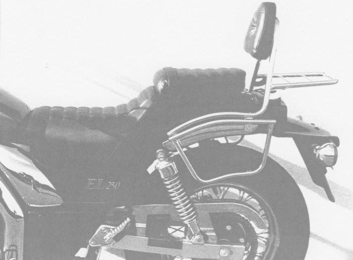 Hepco&Becker Taschenträger Standard chrom für Kawasaki EL250/ EL252