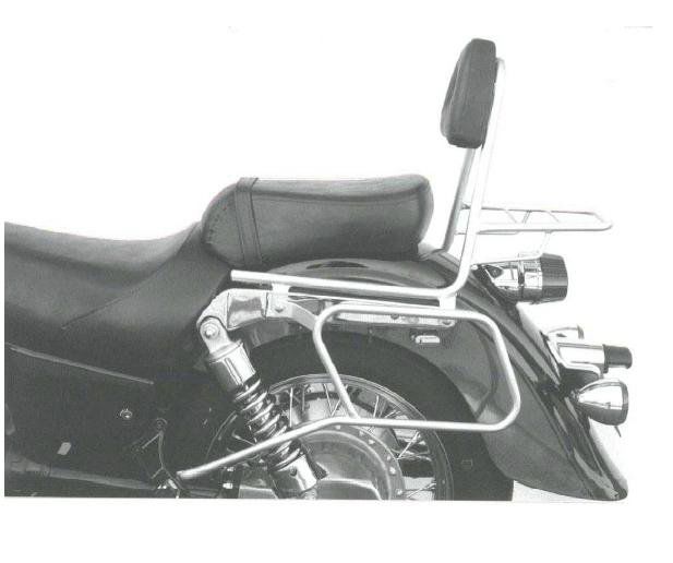 Hepco&Becker Taschenträger Standard chrom für Kawasaki VN1500 CLASSIC ab 1998