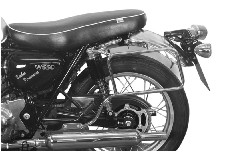 Hepco&Becker Taschenträger Standard schwarz für Kawasaki W650/ W800