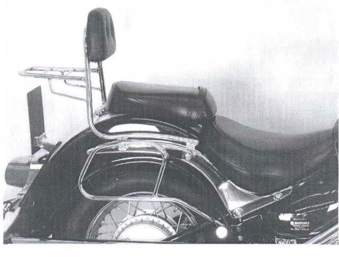 Hepco&Becker Taschenträger Standard chrom für Suzuki C800 Intruder/ VL800LC bis 2008
