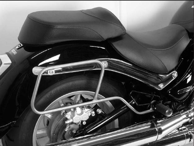 Hepco&Becker Taschenträger Standard chrom für Suzuki C1800 Intruder ab 2010